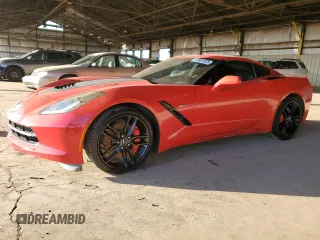 2015 Chevrolet Corvette Z51 1LT with VIN 1G1YH2D73F5100421, listed as a Copart auction lot 41861925 with 0 mi miles and Salvage Title. Bid and sale history available at carsss.com. Image 1.