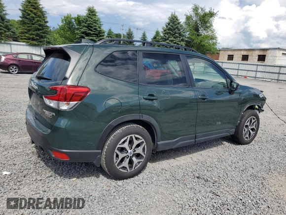 2023 Subaru Forester Premium with VIN JF2SKAEC1PH539820, listed as a Copart auction lot 61533035 with 21,518 mi miles and Salvage title. Bid and sale history available at DreamBid. Image 3.
