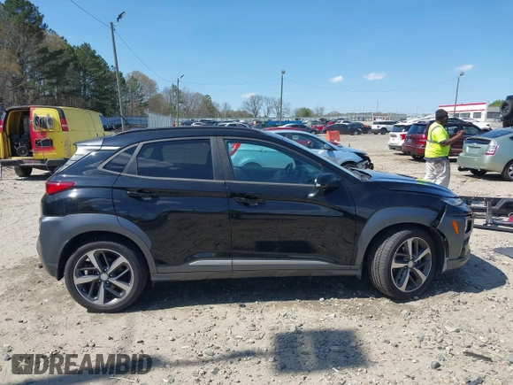 2018 Hyundai Kona Ultimate with VIN KM8K53A58JU123279, listed as a IAAI auction lot 41898010 with 60,002 mi miles. Bid and sale history available at carsss.com. Image 13.
