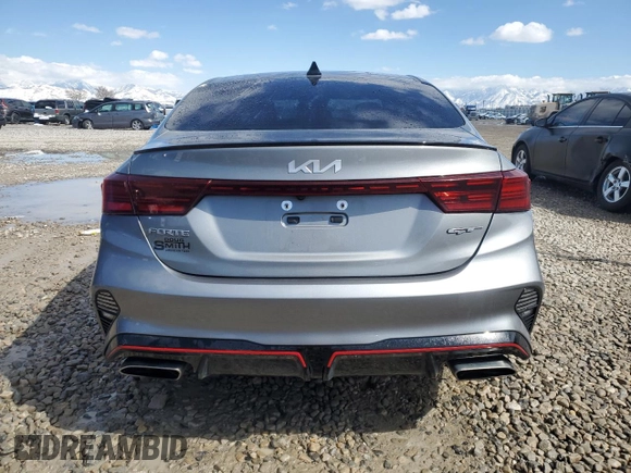 2023 Kia Forte GT with VIN 3KPF44AC3PE514957, listed as a Copart auction lot 49614585 with 32,546 mi miles and Salvage Title. Bid and sale history available at carsss.com. Image 6.