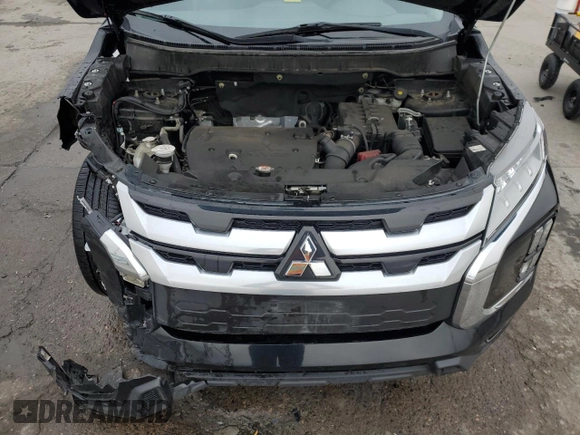 2022 Mitsubishi Outlander ES with VIN JA4ARUAU5NU008396, listed as a Copart auction lot 48394925 with 59,230 mi miles and Salvage title. Bid and sale history available at DreamBid. Image 12.