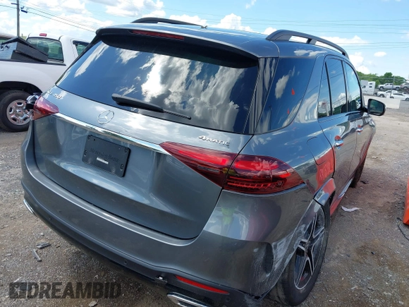 2024 Mercedes-Benz GLE 450 с VIN 4JGFB5KB3RB125829, выставлен на аукционе IAAI как лот 42243470 с пробегом 16 652 миль миль и . История ставок и продаж доступна на DreamBid. Изображение 4.
