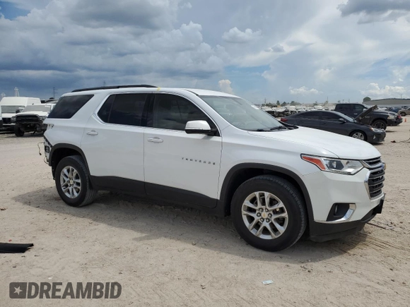 2019 Chevrolet Traverse LT Cloth with VIN 1GNERGKWXKJ174782, listed as a Copart auction lot 67691144 with 130,853 mi miles and Salvage Title. Bid and sale history available at carsss.com. Image 4.
