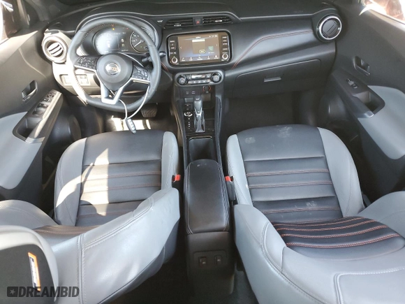 2021 Nissan Kicks SR with VIN 3N1CP5DV5ML529760, listed as a Copart auction lot 50410435 with 38,367 mi miles and Salvage Title. Bid and sale history available at carsss.com. Image 8.
