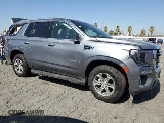 2022 GMC Yukon SLE with VIN 1GKS2AKD5NR329485, listed as a Copart auction lot 47016325 with 0 mi miles and Salvage Title. Bid and sale history available at carsss.com. Image 4.