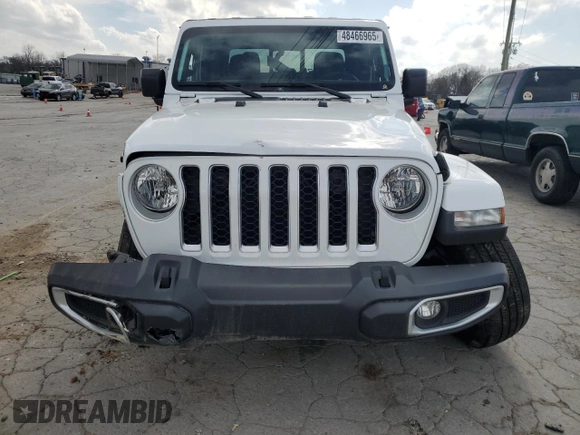 2023 Jeep Gladiator Overland z VIN 1C6HJTFG0PL514615, wystawiony jako Copart lot #48466965 z przebiegiem 32 427 mil mil oraz Czysty tytuł • Clean title. Historia ofert i sprzedaży dostępna na DreamBid. Obrazek 5.