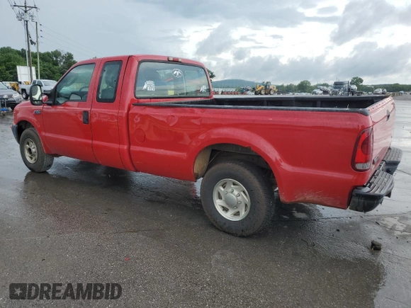 2004 Ford F-250 XL with VIN 1FTNX20L14EA74267, listed as a Copart auction lot 60665845 with Not provided miles and Salvage title. Bid and sale history available at DreamBid. Image 2.
