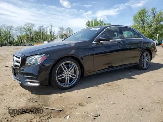 2019 Mercedes-Benz E-Class E 300 with VIN WDDZF4KB8KA606628, listed as a Copart auction lot 53995865 with 124,116 mi miles and Clean Title. Bid and sale history available at carsss.com. Image 1.