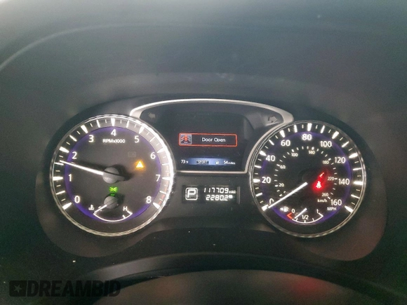 2020 Infiniti QX60 Luxe with VIN 5N1DL0MN4LC514463, listed as a Copart auction lot 58255765 with 117,709 mi miles and Salvage title. Bid and sale history available at DreamBid. Image 9.
