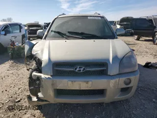 2007 Hyundai Tucson SE with VIN KM8JN12D27U493464, listed as a Copart auction lot 47268715 with 174,474 mi miles and Salvage Title. Bid and sale history available at carsss.com. Image 5.