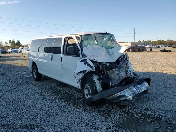 2020 Chevrolet Express Passenger LT with VIN 1GAZGPFG5L1191437, listed as a Copart auction lot 87645385 with 60,735 mi miles and Non Repairable. Bid and sale history available at carsss.com. Image 13.