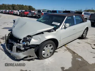 2008 Cadillac DTS 1SC with VIN 1G6KD57Y08U151837, listed as a Copart auction lot 45686365 with 66,517 mi miles and Salvage Title. Bid and sale history available at carsss.com. Image 1.