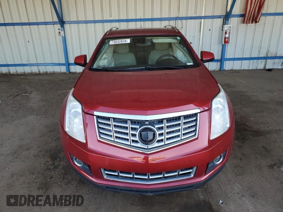 2016 Cadillac SRX Premium Collection with VIN 3GYFNDE38GS572405, listed as a Copart auction lot 73832834 with Not provided miles and Salvage title. Bid and sale history available at DreamBid. Image 5.