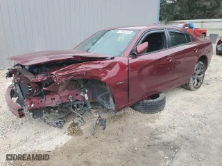 2017 Dodge Charger R/T with VIN 2C3CDXCT0HH585464, listed as a Copart auction lot 71863073 with 0 mi miles and Salvage Title. Bid and sale history available at carsss.com. Image 1.