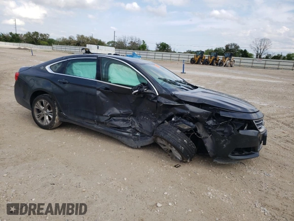 2014 Chevrolet Impala LT with VIN 1G1125S36EU127962, listed as a Copart auction lot 50957365 with 140,251 mi miles and Salvage Title. Bid and sale history available at DreamBid. Image 4.