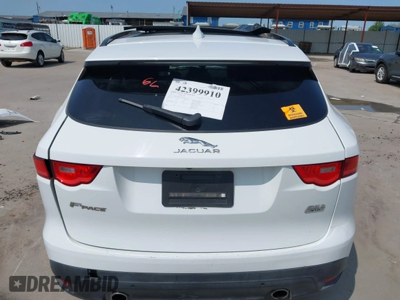 2017 Jaguar F-Pace 35t R-Sport with VIN SADCL2BV2HA094403, listed as a IAAI auction lot 42399910 with Not provided miles and . Bid and sale history available at DreamBid. Image 15.