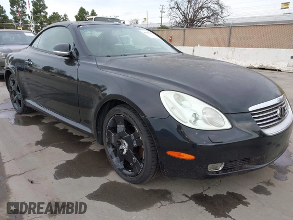 2003 Lexus SC 430 with VIN JTHFN48Y130047778, listed as a IAAI auction lot 41663233 with 179,086 mi miles and . Bid and sale history available at DreamBid. Image 1.
