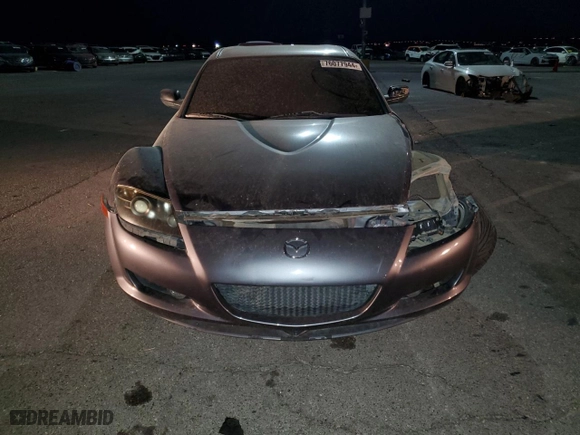2005 Mazda RX-8 with VIN JM1FE17N950157715, listed as a Copart auction lot 76077944 with 102,174 mi miles and Salvage Title. Bid and sale history available at carsss.com. Image 5.