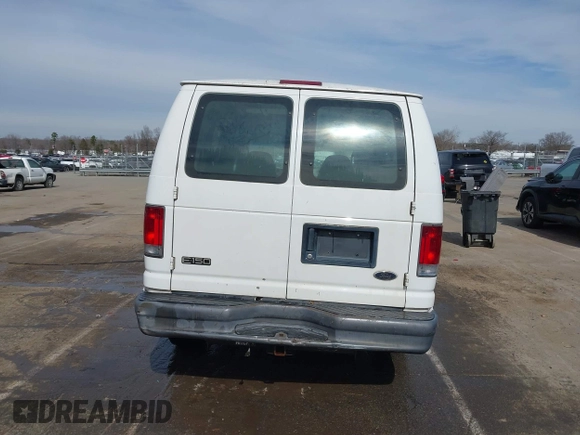 2005 Ford Econoline Cargo with VIN 1FTRE14W45HA10505, listed as a IAAI auction lot 41553982 with 190,357 mi miles and . Bid and sale history available at DreamBid. Image 16.
