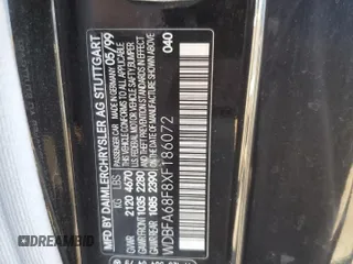 1999 Mercedes-Benz SL-Class with VIN WDBFA68F8XF186072, listed as a Copart auction lot 69557094 with 99,691 mi miles and Salvage Title. Bid and sale history available at carsss.com. Image 12.