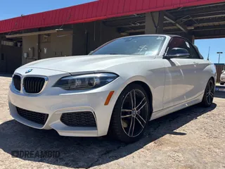 2018 BMW 2 Series M240i with VIN WBA2N1C56JVC28015, listed as a Copart auction lot 55881055 with 68,268 mi miles and Clean Title. Bid and sale history available at carsss.com. Image 2.