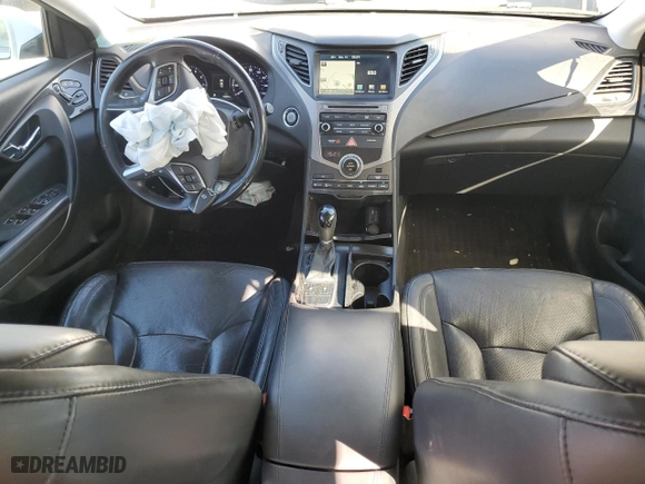 2015 Hyundai Azera with VIN KMHFG4JG9FA483222, listed as a Copart auction lot 76129724 with 49,856 mi miles and Salvage Title. Bid and sale history available at carsss.com. Image 8.