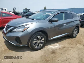 2021 Nissan Murano SV z VIN 5N1AZ2BS2MC125375, wystawiony jako Copart lot #59967195 z przebiegiem 53 899 mil mil oraz Czysty tytuł • Clean title. Historia ofert i sprzedaży dostępna na DreamBid. Obrazek 1.