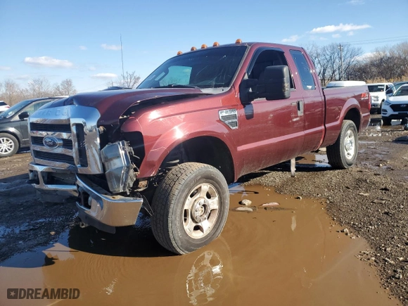 2010 Ford Super Duty F-250 SRW XL with VIN 1FTSX2B59AEA11222, listed as a Copart auction lot 49899575 with 0 mi miles and Salvage Title. Bid and sale history available at carsss.com. Image 1.