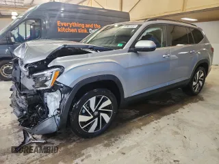 2025 Volkswagen Atlas SE with VIN 1V2HR2CA4SC521845, listed as a Copart auction lot 64470895 with 10,696 mi miles and Clean title. Bid and sale history available at DreamBid. Image 1.