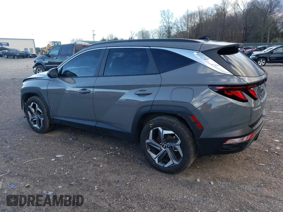 2024 Hyundai Tucson SEL with VIN 5NMJBCDE5RH421327, listed as a Copart auction lot 41339665 with 15,455 mi miles and Salvage Title. Bid and sale history available at carsss.com. Image 2.