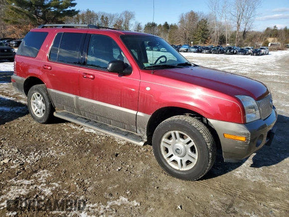 2004 Mercury Mountaineer Convenience z VIN 4M2ZU86W34ZJ46619, wystawiony jako Copart lot #87907485 z przebiegiem 197 528 mil mil oraz Tytuł czysty. Historia ofert i sprzedaży dostępna na DreamBid. Obrazek 4.