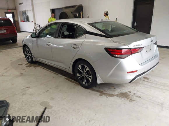 2021 Nissan Sentra SV with VIN 3N1AB8CV4MY233303, listed as a IAAI auction lot 41935664 with 25,878 mi miles and . Bid and sale history available at DreamBid. Image 3.
