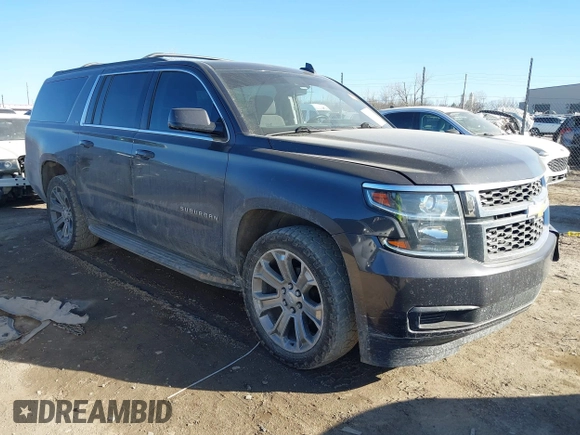 2016 Chevrolet Suburban LS with VIN 1GNSKGKC5GR411894, listed as a IAAI auction lot 41693585 with 144,449 mi miles. Bid and sale history available at carsss.com. Image 1.