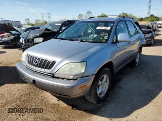 2002 Lexus RX 300 with VIN JTJHF10UX20277815, listed as a Copart auction lot 73397284 with 214,627 mi miles and Salvage Title. Bid and sale history available at carsss.com. Image 1.