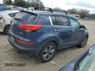 2014 Kia Sportage SX with VIN KNDPC3A63E7568753, listed as a Copart auction lot 80617244 with 143,532 mi miles and Salvage title. Bid and sale history available at DreamBid. Image 3.