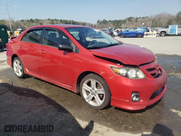 2013 Toyota Corolla L with VIN 5YFBU4EE1DP188211, listed as a Copart auction lot 44690285 with 140,113 mi miles and Salvage Title. Bid and sale history available at DreamBid. Image 4.