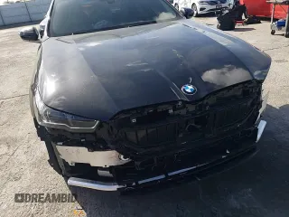 2024 BMW 5 Series 530i with VIN WBA43FJ08RCP78906, listed as a Copart auction lot 50730475 with 29,442 mi miles and Salvage title. Bid and sale history available at DreamBid. Image 10.