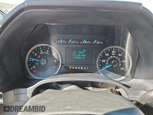 2017 Ford F-150 XL with VIN 1FTEW1EF2HKD75671, listed as a Copart auction lot 53381515 with 133,967 mi miles and Salvage Title. Bid and sale history available at carsss.com. Image 9.