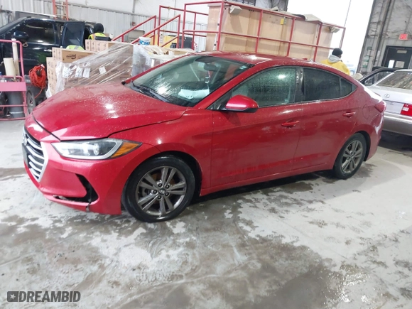 2018 Hyundai Elantra SEL with VIN 5NPD84LF4JH214396, listed as a IAAI auction lot 41231104 with 129,332 mi miles. Bid and sale history available at carsss.com. Image 2.