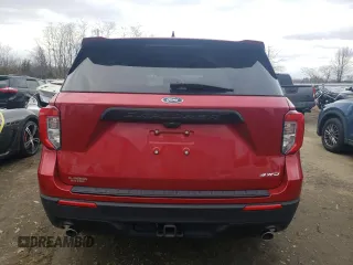 2022 Ford Explorer ST-Line with VIN 1FMSK8KH8NGC08979, listed as a Copart auction lot 87001764 with Not Provided miles and Salvage Title. Bid and sale history available at carsss.com. Image 6.