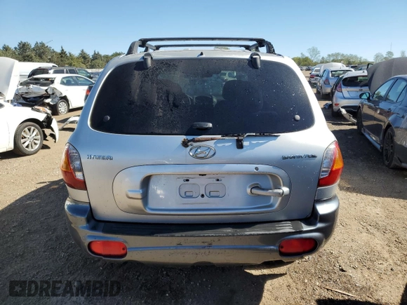 2003 Hyundai Santa Fe with VIN KM8SB12B13U405056, listed as a Copart auction lot 73671484 with 0 mi miles and Salvage Title. Bid and sale history available at carsss.com. Image 6.