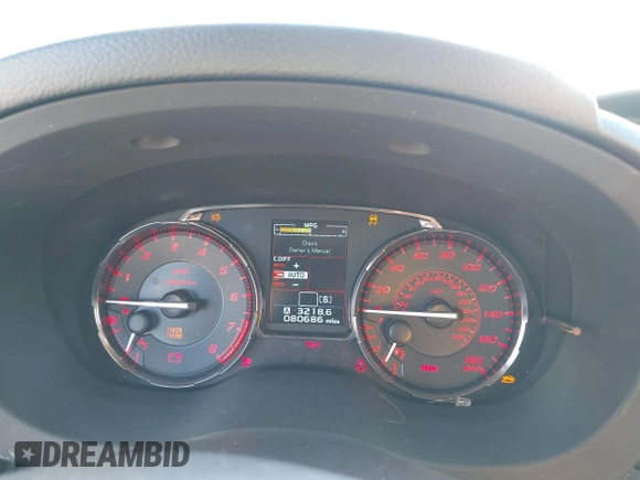 2016 Subaru WRX STI with VIN JF1VA2M66G9801668, listed as a IAAI auction lot 40666254 with 80,686 mi miles and . Bid and sale history available at DreamBid. Image 7.