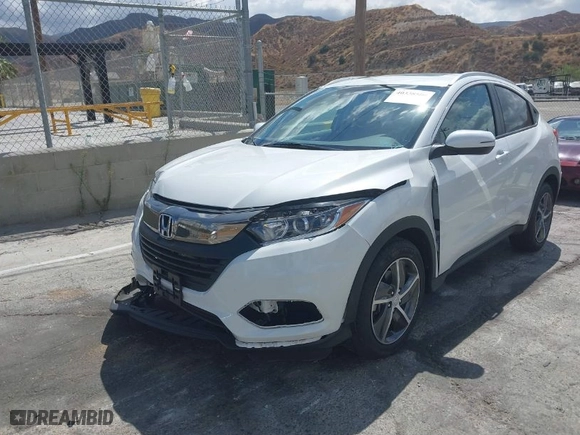 2021 Honda HR-V EX-L with VIN 3CZRU5H74MM729271, listed as a IAAI auction lot 40338500 with 13,661 mi miles. Bid and sale history available at carsss.com. Image 2.
