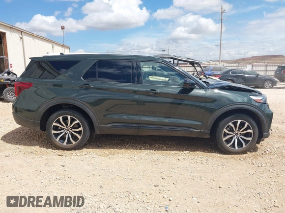 2022 Ford Explorer ST-Line with VIN 1FMSK8KH3NGA73166, listed as a IAAI auction lot 41909143 with 43,303 mi miles. Bid and sale history available at carsss.com. Image 13.