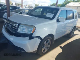 2013 Honda Pilot EX-L with VIN 5FNYF4H75DB007169, listed as a IAAI auction lot 41923727 with 135,105 mi miles and . Bid and sale history available at DreamBid. Image 2.