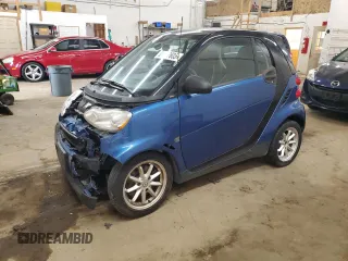 2009 Smart fortwo Pure with VIN WMEEJ31X99K209790, listed as a Copart auction lot 51102685 with 30,389 mi miles and Salvage Title. Bid and sale history available at carsss.com. Image 1.