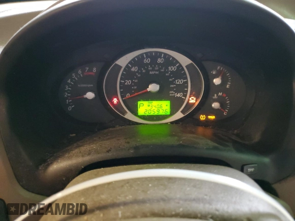 2008 Hyundai Tucson GLS with VIN KM8JM12B78U876237, listed as a Copart auction lot 44781155 with 205,976 mi miles and Salvage Title. Bid and sale history available at carsss.com. Image 9.