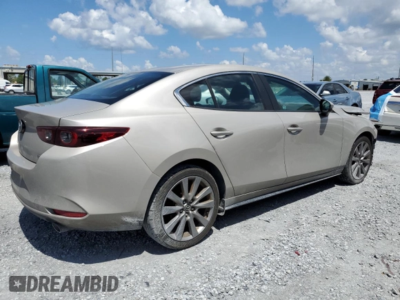 2023 Mazda 3 S Select with VIN 3MZBPABM7PM370974, listed as a Copart auction lot 61951505 with 58,845 mi miles and Salvage title. Bid and sale history available at DreamBid. Image 3.