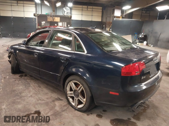 2006 Audi A4 2.0T with VIN WAUDF78E26A015544, listed as a IAAI auction lot 41573089 with 114,924 mi miles and . Bid and sale history available at DreamBid. Image 3.