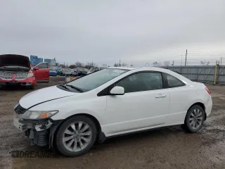 2011 Honda Civic Cpe EX with VIN 2HGFG1B82BH516634, listed as a Copart auction lot 48104485 with 180,769 mi miles and Salvage Title. Bid and sale history available at carsss.com. Image 1.